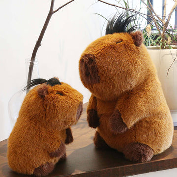 Cool Capybara Stuffed Plush Toy, Animal Plushies